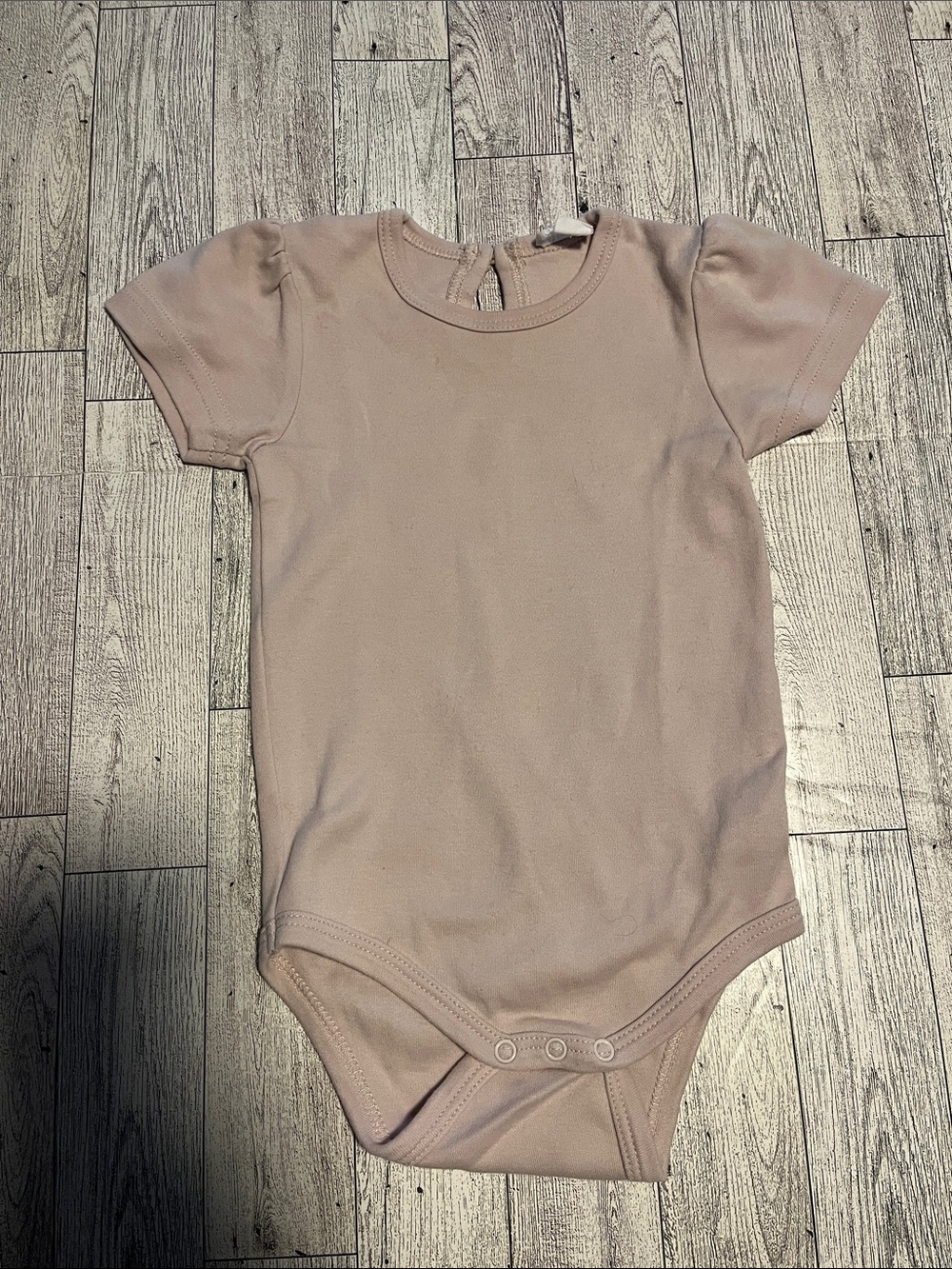 Jamie Kay 100% Cotton Cap Sleeve “Tasha” Violet Tint Bodysuit Size 6-12 Months